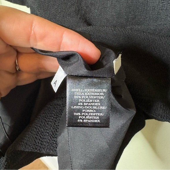 Ann Taylor Black Sheath Dress with Bell Sleeves Size 6 - Picture 5 of 7